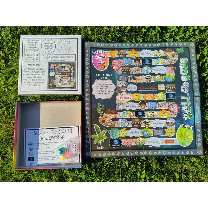 Roll-a-Bong Weed Board Game for Adults | Fun Game Night