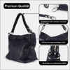1990s Women's Genuine Leather Shoulder Bag Medium Leather Hobo Shoulder