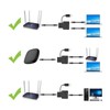RJ45 Splitter Adapter 1 to 2 100Mbps Plug and Play