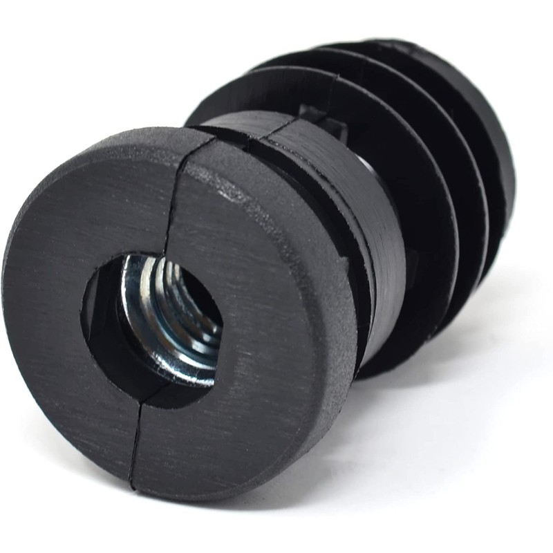 Design61 8 x Threaded Plugs Adjusting Plugs for Round Pipe