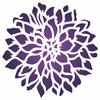 China Aster Stencil, 16.5 x 16.5 cm (S) - Annual