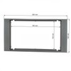 tomzz Audio 2415-133 Double DIN Radio Faceplate Compatible with Ford