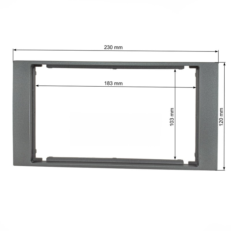 tomzz Audio 2415-133 Double DIN Radio Faceplate Compatible with Ford