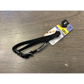 Pet Zone Small Solid Black Pet Collar Dog Breeds Up To 10 Lbs Neck Size 8.5-14 Inches NWT