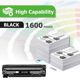 Aztech Compatible Toner Cartridge Replacement for HP 85A CE285A P1102w Toner Cartridge Used for HP Pro P1102w M1212nf MFP P1102 P1109w M1217nfw 1102w Printer Toner Cartridge (Black, 2-Pack)