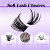 Eyelash Extensions Set, 80D + 100D, Manga Spiky Lash Cluster