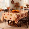 IMISHM Thanksgiving Tablecloth Pack Disposable Plastic Tablecloths for Rectangle Tables