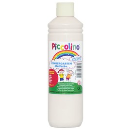Piccolino Kindergarten Paint White 500 ml School Paint Nursery Primary School