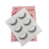3 Pairs 3D Mink Eyelashes Makeup Natural False Eyelashes Long