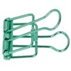 19mm 80pcs Binder Clips Strong Clamping Force Metal Hollow Tail