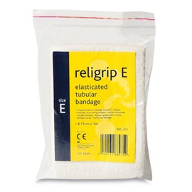 R.M 475 Religrip Elasticated Tubular Bandage E, 1 m