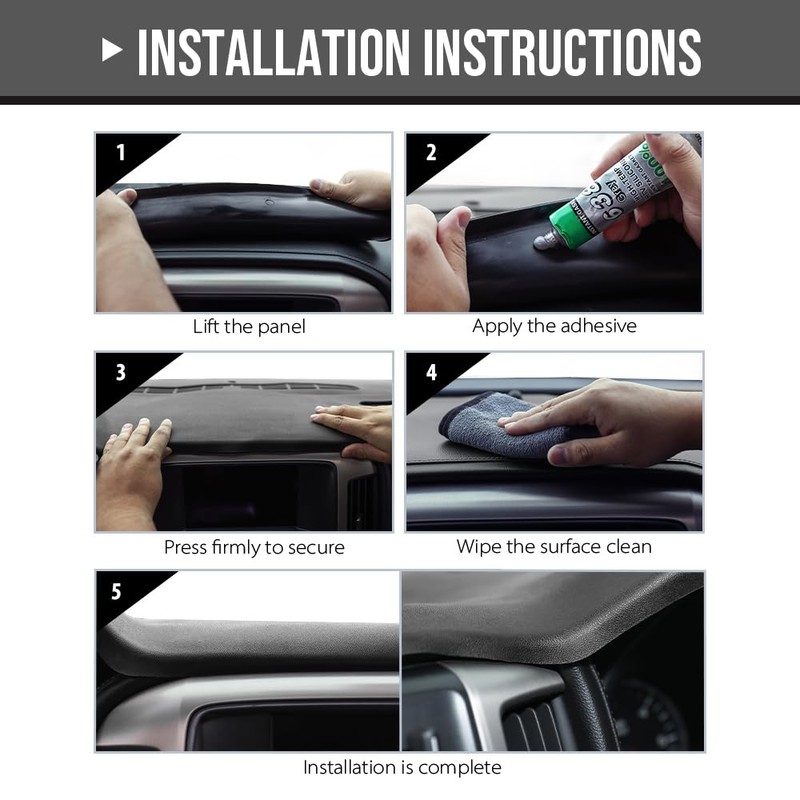 G-PLUS TPE Dash Defrost Vent Cover Cap Compatible with Dodge