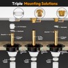 Freestanding Tub Drain, PVC Free Standing Tub Drain Kit for