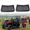 KEMIMOTO UTV Rear Backrest Storage Nets Compatible with Can Am