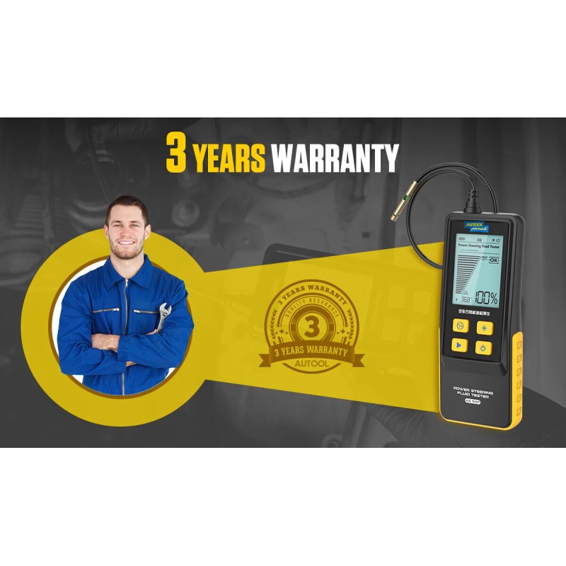 AUTOOL Power Steering Fluid Tester Detector Power Steering Oil Temp