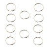 FYACCD 10 Pcs Key Rings Stainless Steel Key Rings Keychain
