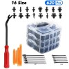 650 PCS Car Retainer Auto Fasteners Push Trim Plastic Clips
