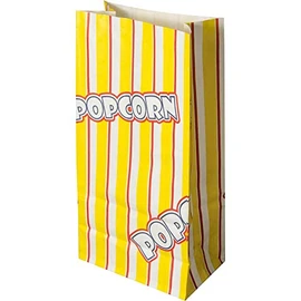 PAPSTAR 100 Popcorn Bags Parchment Replacement 1.3L 20.5cm x 10.5cm x 6cm Popcorn Greaseproof You Will Receive 100 Pieces