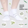WeciBor Womens Bamboo Trainer Running Socks, Low Cut Cushioned Breathable