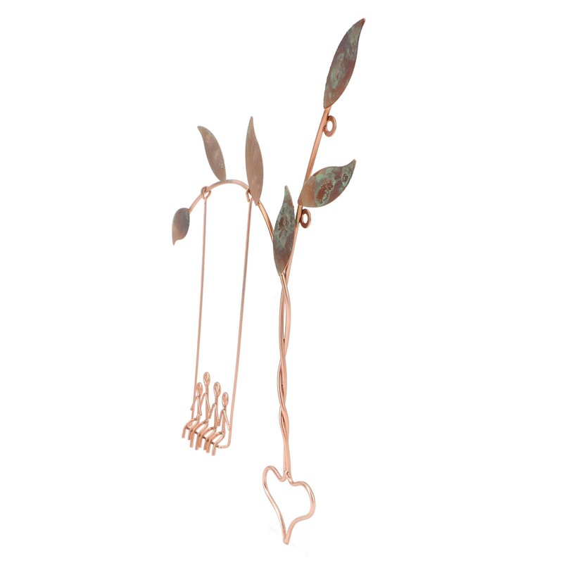 Wall Swing Sculpture Metal Romantic Stress Relief Handcrafted Wall Art