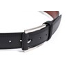 Lacoste LB67865 Men's Casual Belt, Cowhide Leather, Black