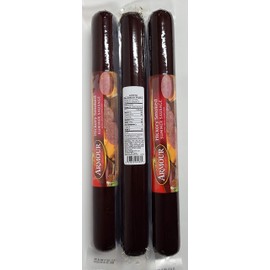 Armour Hickory Smoked Summer Sausage, 20 oz Sticks (3 Pack)
