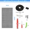 Window Screen Repair Kit 48"x118" - Includes Full Tools Set