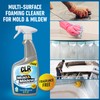 CLR Mold & Mildew Clear, Bleach-Free Stain Remover Spray Works