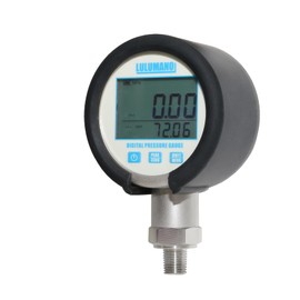 LULUW 2.5" Dial Size, Digital Pressure Gauge,Digital Pressure Sensor,0-10000psi/bar/Mpa, 1/4" NPT Base Mount, 0.5% Accuracy (0-900PSI)
