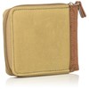 Buxton Men's Expedition II Huntington Canvas RFID Blocking Zip-around Wallet,