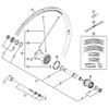 Shimano FH-M525-A Y3SP98100 Repair Parts, Free Body Assembly