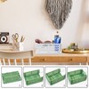3 Pcs Plastic Folding Storage Crates, Collapsible Mini Storage Baskets,