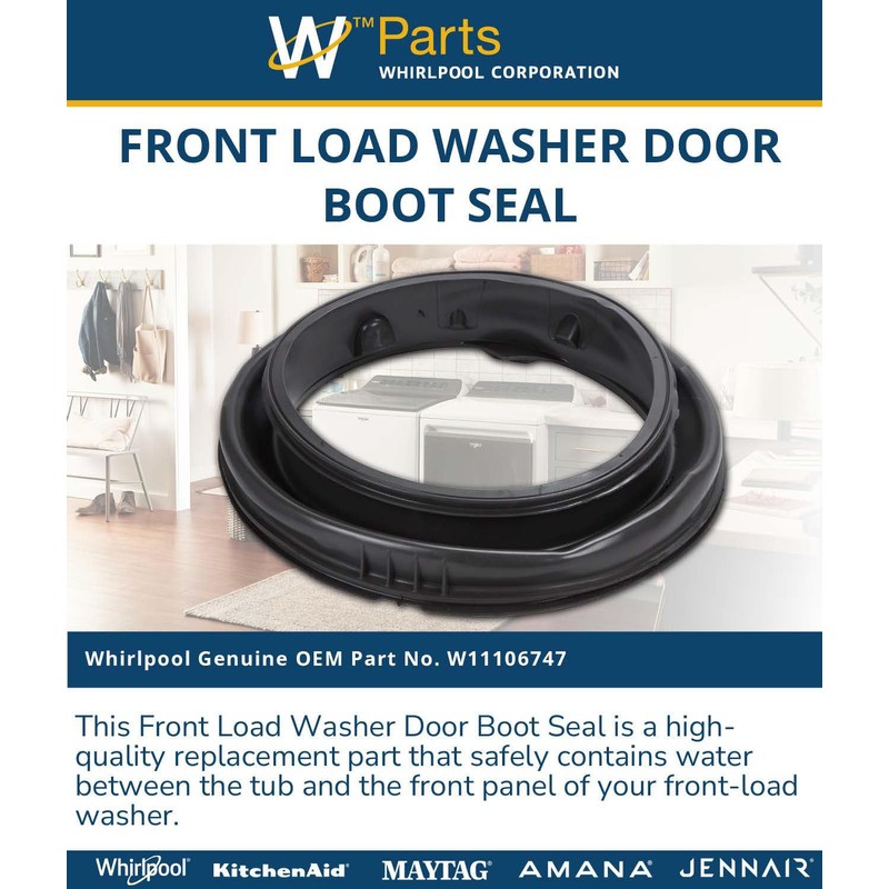 Whirlpool W11106747 Door Boot Seal