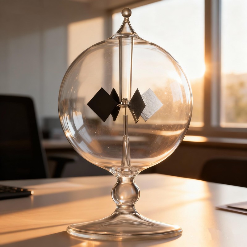 DORAMI Clear Solar Power Crookes Radiometer Sun Light Energy Glass