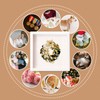 QDSSDECO 10"x10" Shadow Boxes Display Cases with Soft Linen Back