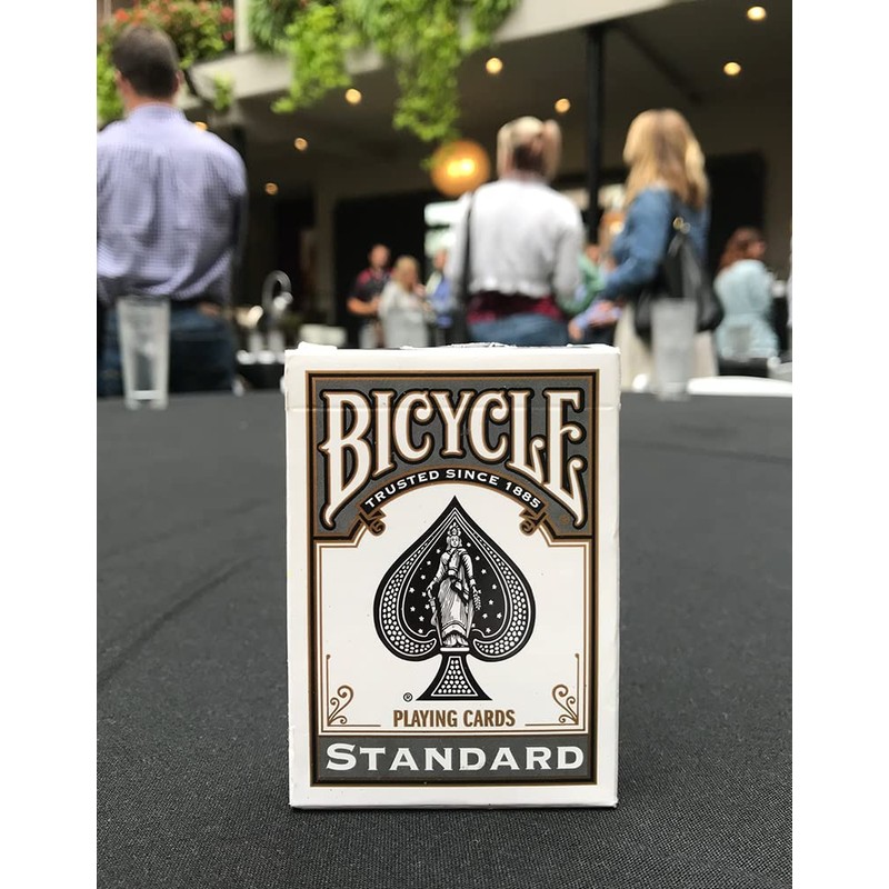 Bicycle Black Playing Cards, Standard Index, 1 Deck
