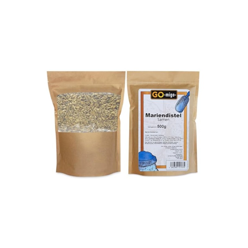 Milk Thistle Seeds Milk Thistle Grains 500g GOmigo