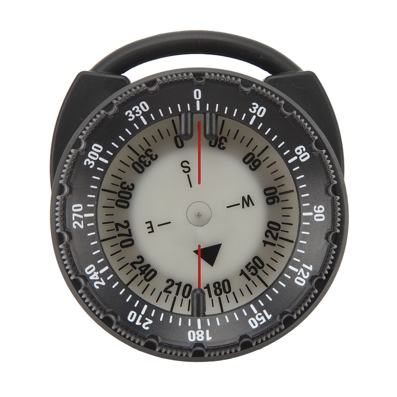 50M Underwater Diving Compass Luminous Magnetic Waterproof Pipe Clamp Diving