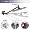 AWAXFOLO 12" High Pressure Square Rain Shower Head and 2-in-1