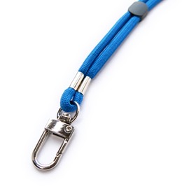 trage.band® Short Adjustable Wrist Strap with Carabiner Hook Blue