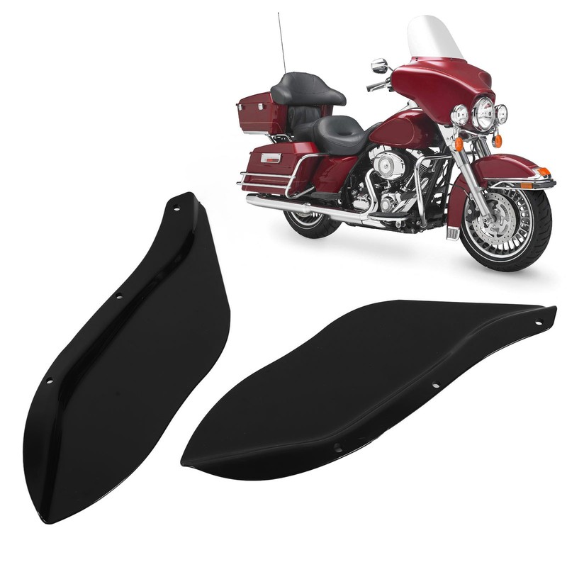 Side Wing Windshield Left Right Air Deflector Fairing for CVO