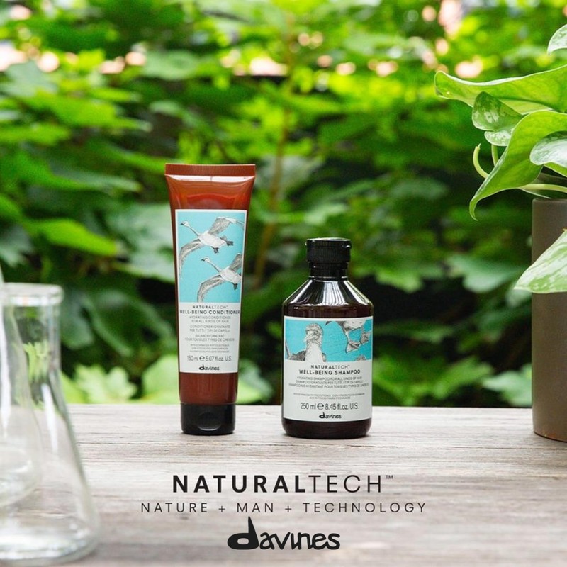Davines Naturaltech WELLBEING Conditioner, Detangle While Adding Moisture And Shine,