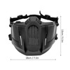 Tactic Half Face Guard Breathable Military Protection Equipment for CS