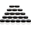 ZEJIA 5 Gram Cosmetic Containers 100pcs Sample Jars Tiny Makeup