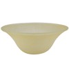 SHENGQINGTOP 12"D Retro Glass White Speckles Domed Shade with 1.65"