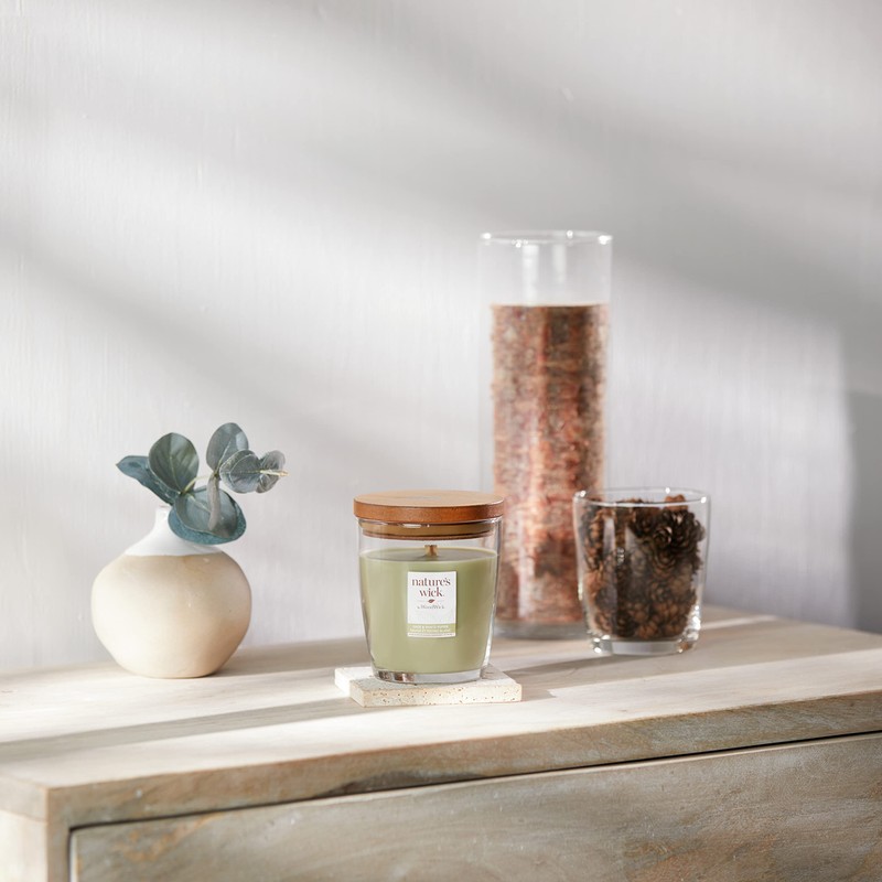 Nature's Wick Sage & White Pepper Scented Candle 10 ounces