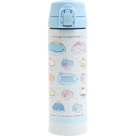Jinbee-san KA15501 Jinbee-san and Rabbit Stainless Steel Tumbler [One Push]