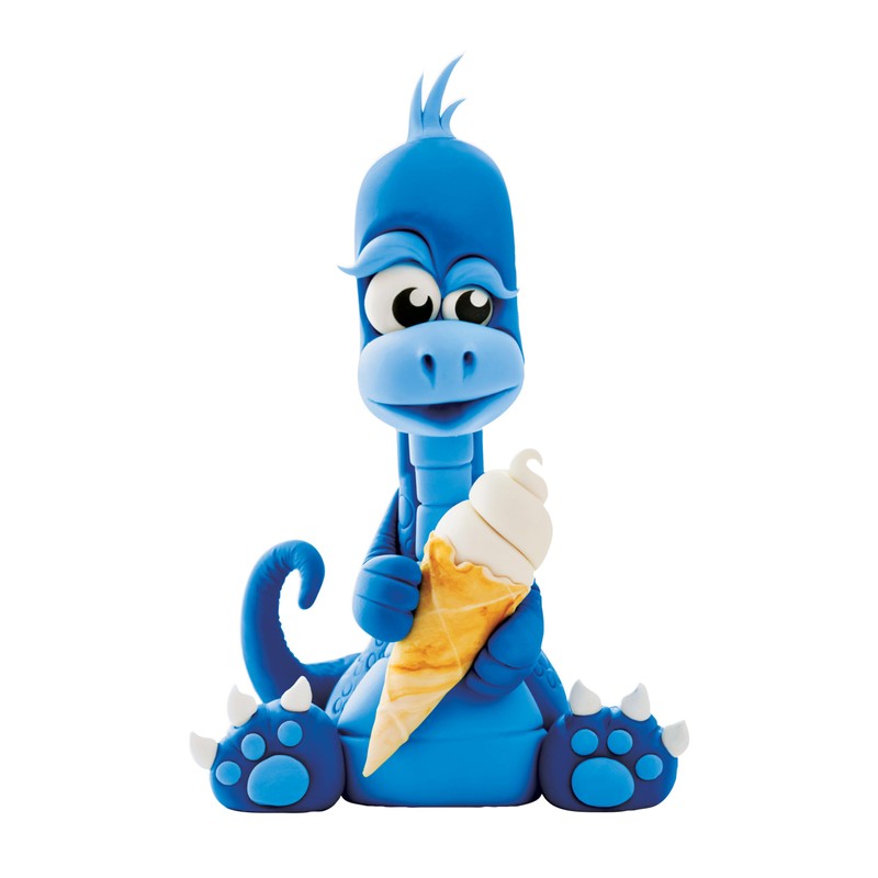 Satin Ice Chocopan Blue Modeling Chocolate, 4 Ounce