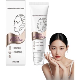 Crema Facial Y De Cuello Con Colágeno Fullereno, Aprieta Y Levanta El Cuello Reafirmante Para La Piel, Humectante Reafirmante Para Levantar La Piel, Suero Antiarrugas Reductor De Papada (1)