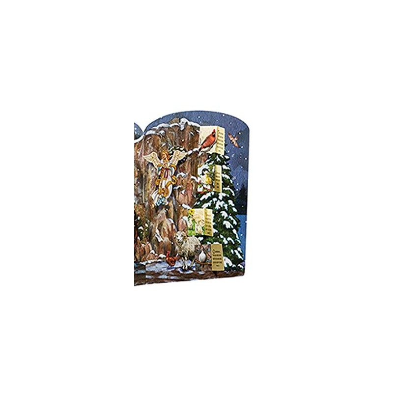 Needzo 2024 Nativity Advent Calendar O Holy Night, 8 3/4